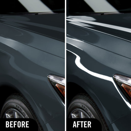 before and after car clean