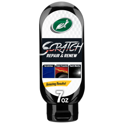 7 oz. Turtle Wax scratch repair for car paint. Removes scratches, paint transfer, and swirl marks. 7 oz. Turtle Wax scratch repair for car paint. Removes scratches, paint transfer, and swirl marks.