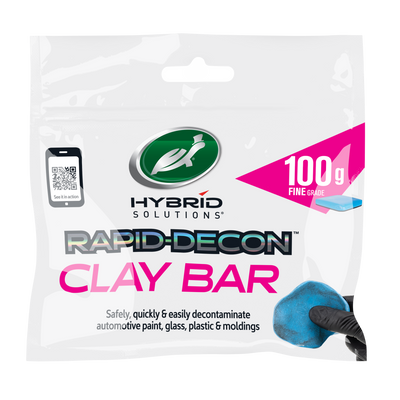 Turtle Wax Hybrid Solutions Rapid Decon Clay Bar, 100g fine grade. Removes contaminants from car paint, glass, plastic. Detail supplies.
Turtle Wax Hybrid Solutions Rapid Decon Clay Bar, 100g fine grade. Removes contaminants from car paint, glass, plastic. Detail supplies.