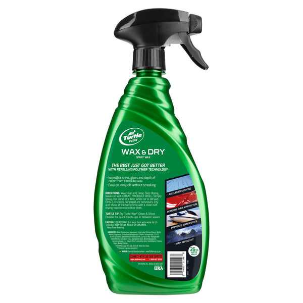 Wax & Dry Spray Car Wax