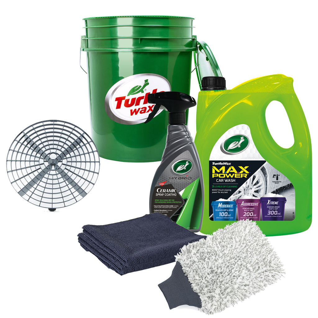 Waterless wash and wax starter kit