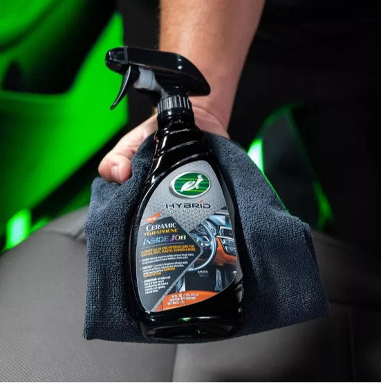 Turtle Wax Hybrid Solutions Ceramic + Graphene "Inside Job" all-in-one interior car detailer spray for auto interior.