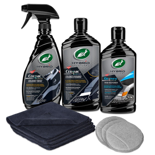 Auto-Chem Black Wax - Hybrid Black Polish & Wax - Black Wax for Cars  Enhances & Adds Long Lasting Protection to Black Car Paint Finishes, 16 oz  : : Automotive