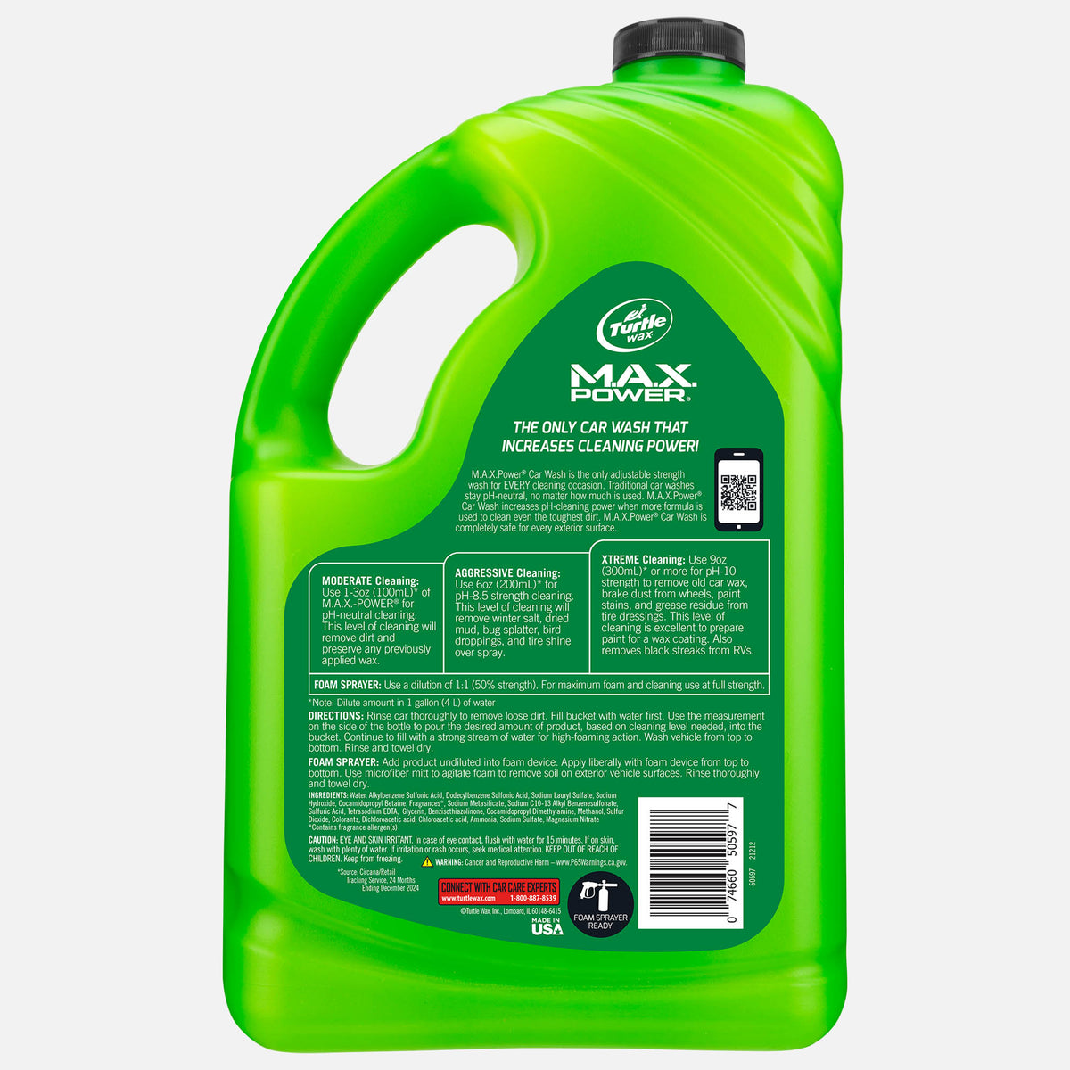 Max Power Car Wash Soap 1000 Fl Oz | Car Wash & Shampoo | Turtle Wax ...