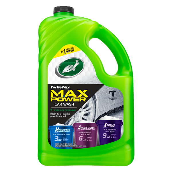 Max Power Car Wash Soap 1000 Fl Oz Car Wash Shampoo Turtle Wax
