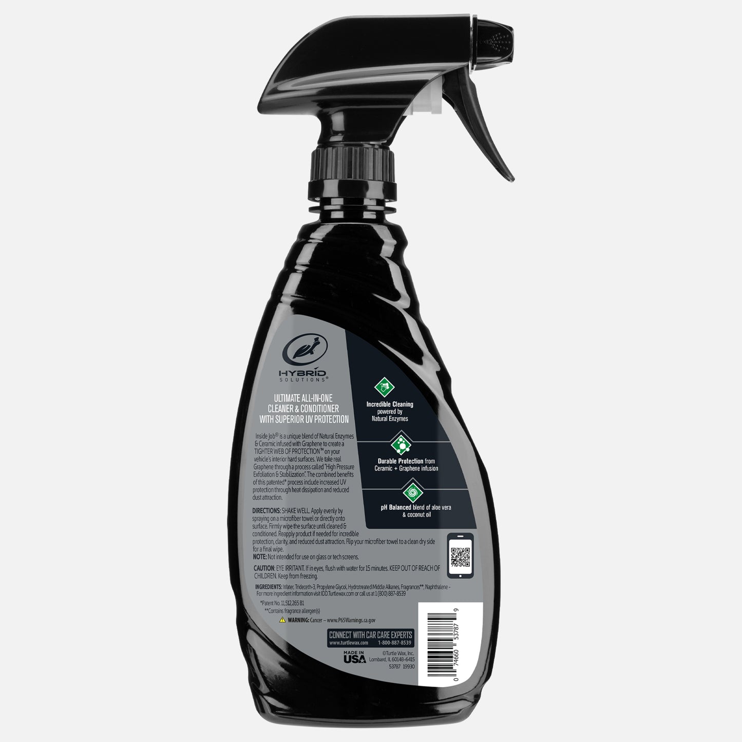 Turtle Wax Hybrid Solutions ceramic spray coating. SiO2 infusion for durable auto paint protection. Superior shine. Made in USA.