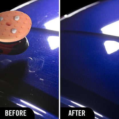 Polish, wax and protect your vehicle in one easy step. Removes swirls, scratches, and oxidation with precision polishing agents.