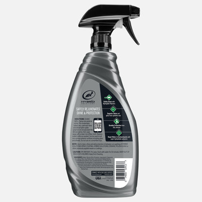Turtle Wax Hybrid Solutions Ceramic Detailer. Spray bottle promises car shine and protection with super hydrophobic polymers. Made in USA.
