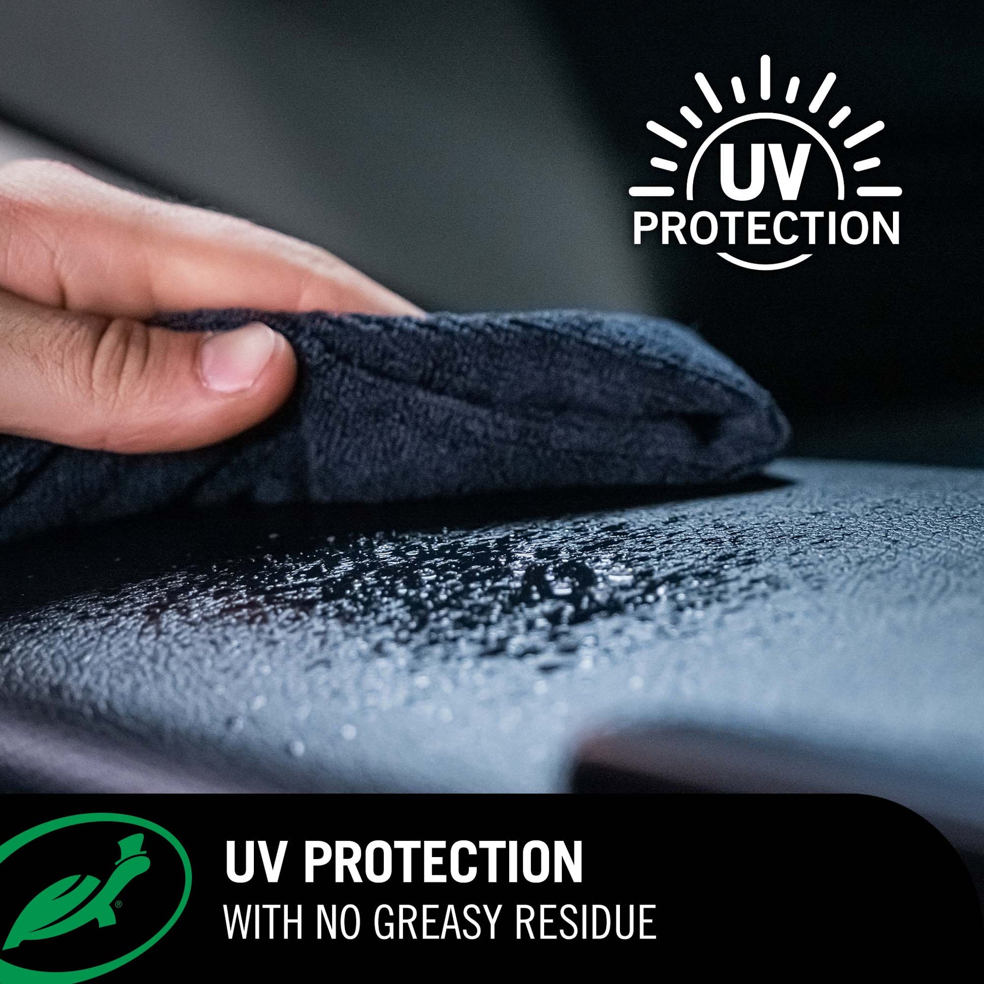 All surface interior detailer lifts dust, fingerprints and light stains from any nonporous surface inside your car