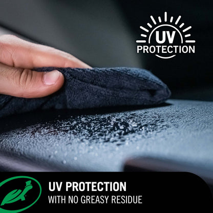 All surface interior detailer lifts dust, fingerprints and light stains from any nonporous surface inside your car