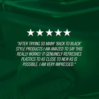 Image showcasing a 5 star review from a consumer. 