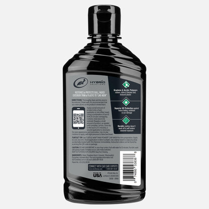 Turtle Wax Hybrid Solutions Graphene Acrylic Trim Restorer back of bottle 