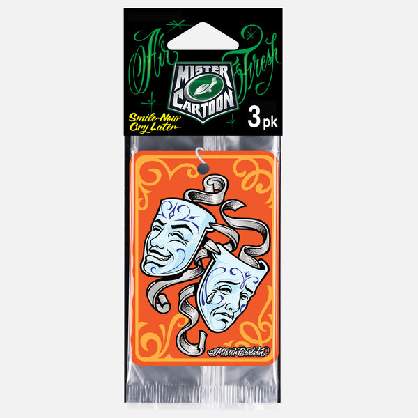 Mister Cartoon automotive air fresheners. Pack features 