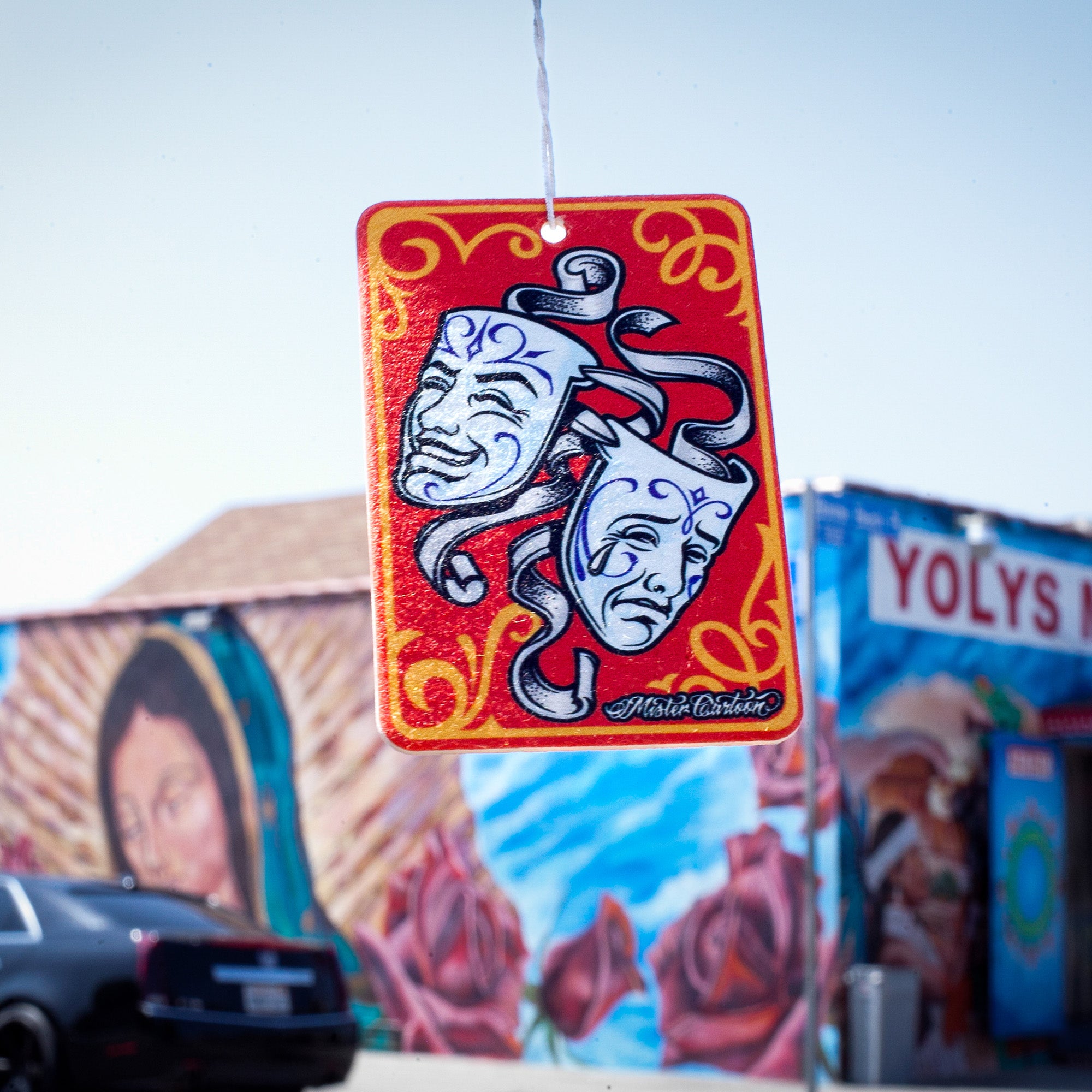 Paper Air Freshener Smile Now Cry Later (3 Pack) | Mister Cartoon