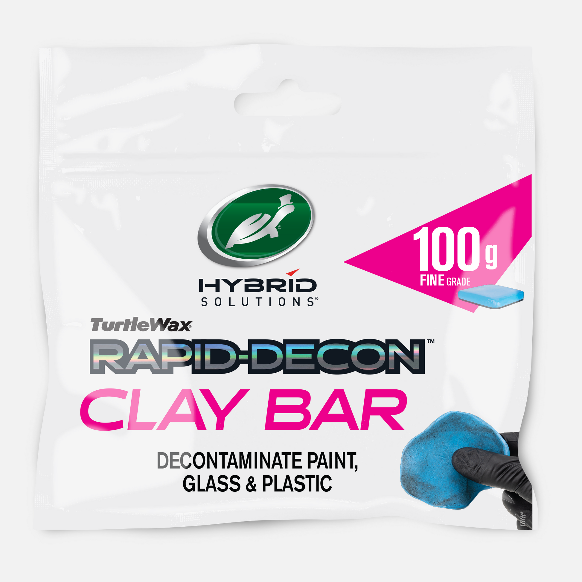 Turtle Wax Hybrid Solutions Rapid-Decon Clay Bar, 100g Turtle Wax Hybrid Solutions Rapid-Decon Clay Bar, 100g