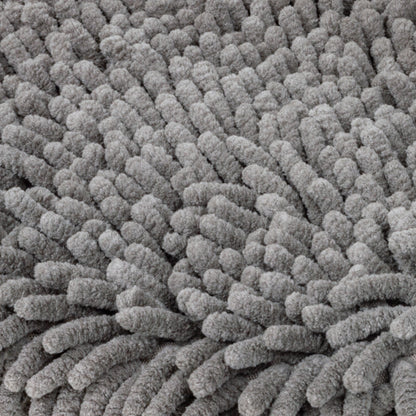 Close-up of a soft gray microfiber wash mitt. Great for auto detailing!