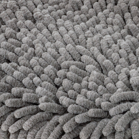 Close-up of a soft gray microfiber wash mitt. Great for auto detailing!