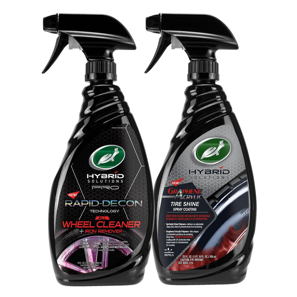 All Wheel Cleaner + Iron Remover and Graphene Tire Spray Double Pack