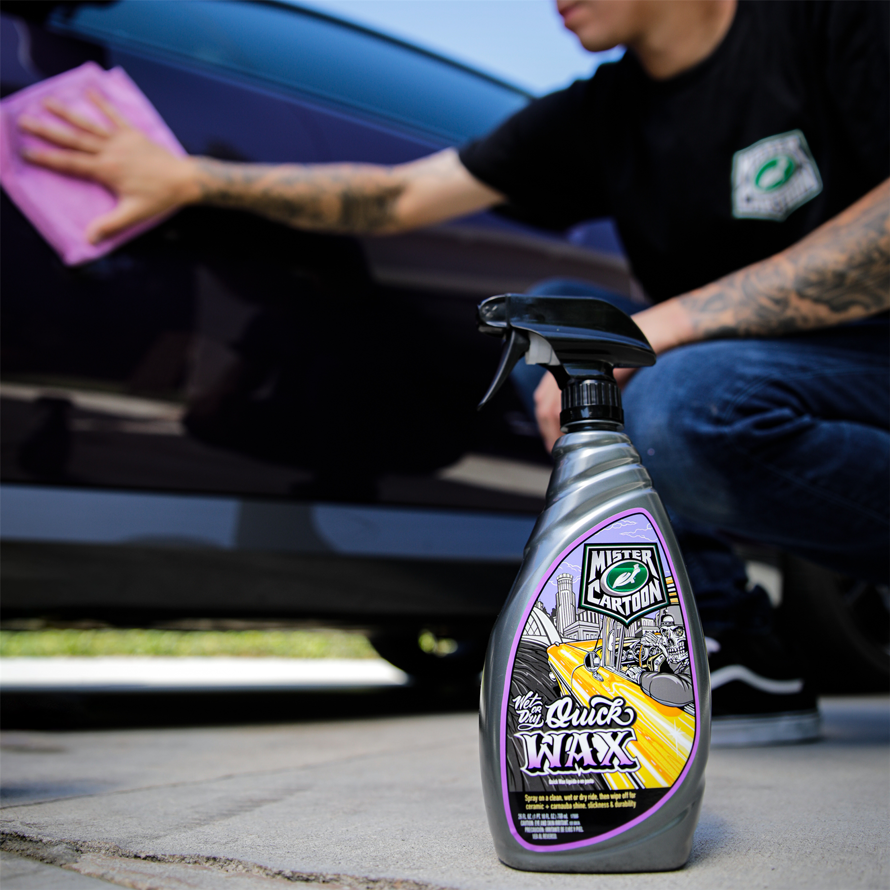 Quick Wax | Mister Cartoon The Art of Car Care | Turtle Wax