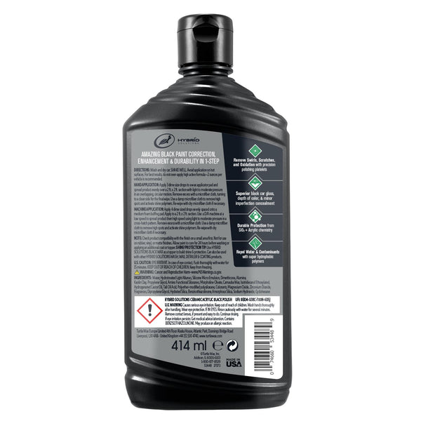 Ceramic Acrylic Black Car Polish