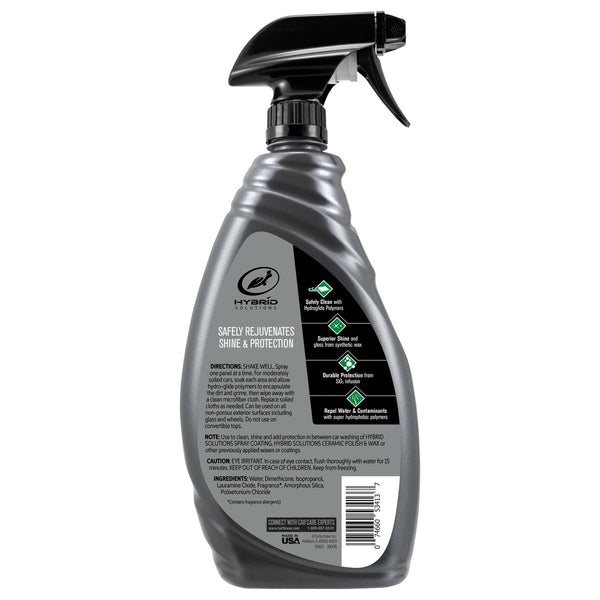 Turtle Wax Hybrid Solutions Ceramic Spray Coating 500ml / Turtle Wax Hybrid  Solutions Ceramic 3-in-1 Detailer 500ml