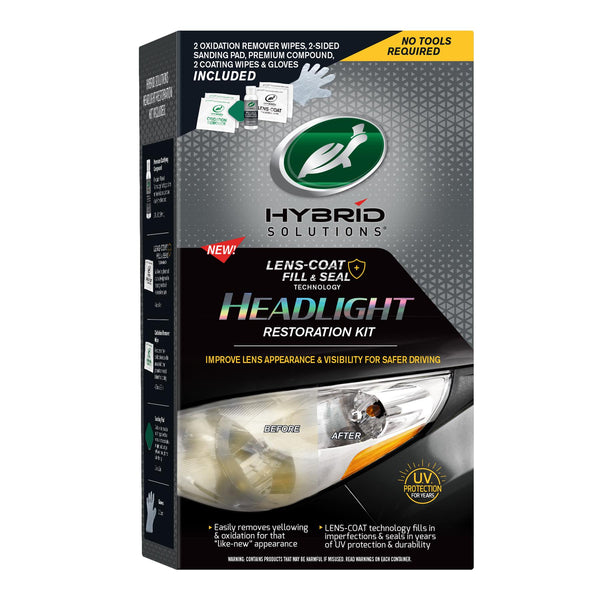 Turtle wax headlight restoration kit deals