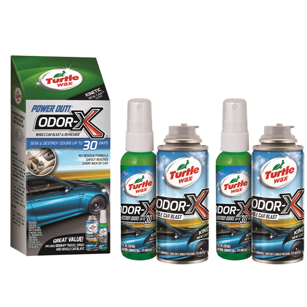 Power Out Odor-X Whole Car Blast Car Odor Eliminator (2 Pack)